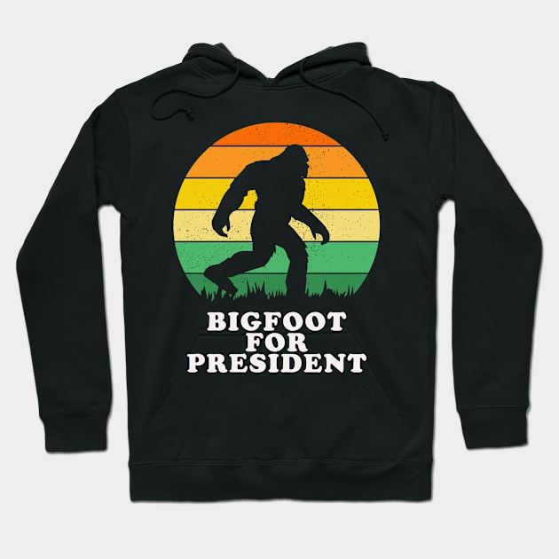 Bigfoot For President 2024 Hoodie by narekmug